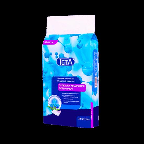 Пелюшки абсорбуючі поглинаючі ТЕТА® 60 х 60см, 10 шт/пак